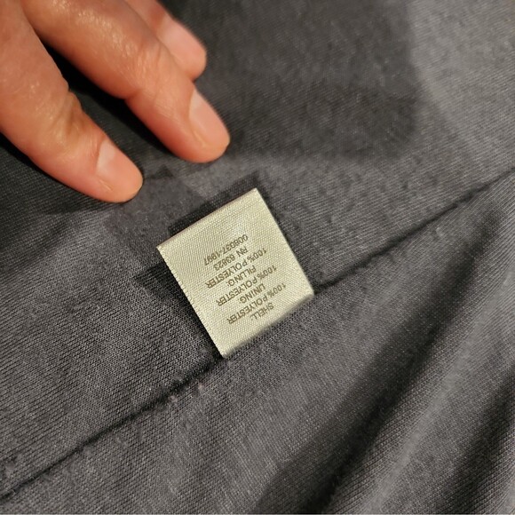 Christopher CJ Banks Solid Smocked Vest Sz Small Gray Stylish Comfy Cozy School - Picture 6 of 10